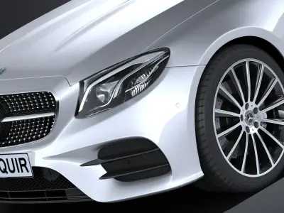 Mercedes E-Class Coupe 2017 3D model