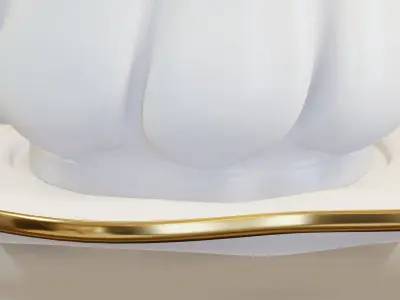 Turkish Porcelain Coffee Cup 3D model