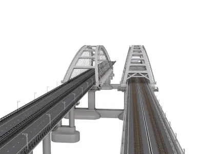 Crimean Bridge 3D model