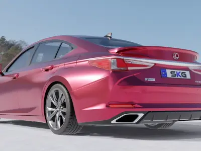 Lexus ES350 F Sport 2021 3D model
