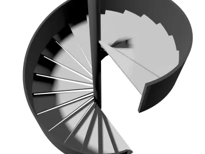 Spiral stair 2023-0009 3D model