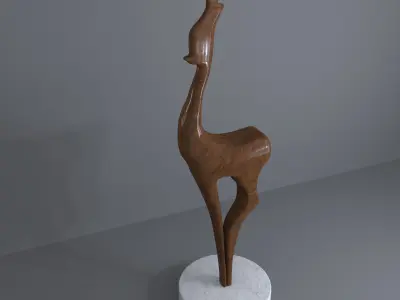 Deer Decoration Object 3D model