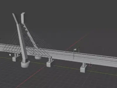 Bridge 3D model purchase