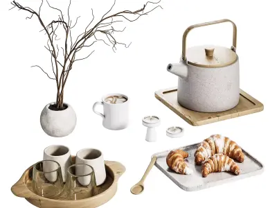 Decorative SET 02 3D model