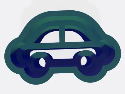 SET 10 KEYCHAINS 3D print models train car moto wheel 3D print model