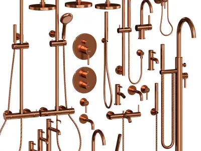  Set Faucets Omnires Y 3D model