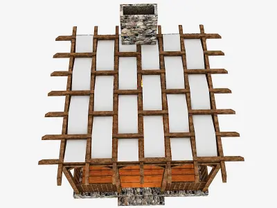 garden camellia 05 Low-poly 3D model