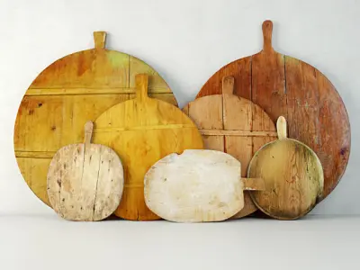 Antique Cutting Boards 2 3D model
