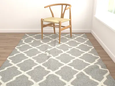 Rugs No 727 Low-poly 3D model