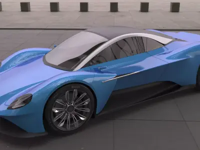 Aston Martin Vanquish Vision 2019 3D model