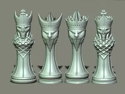 Chess Kings 3D print model