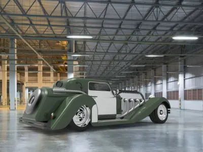 classic car 3D model