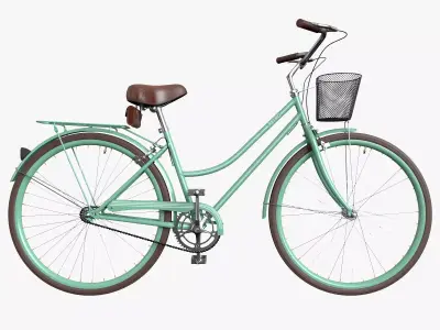 Retro bicycle 3D model