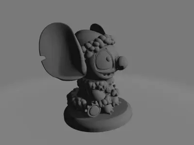 Santa Stitch 3D print model