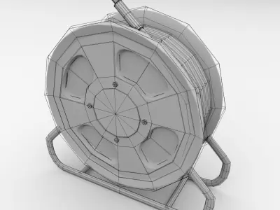 Fire Hose Reel 3D model