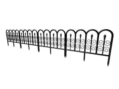 Garden fence 3D model