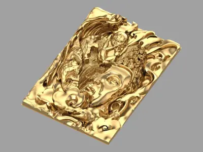 buddha-or-demon-in-a-moment 3D print model