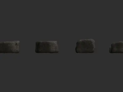 Cave Platform 3 - Base Free low-poly 3D model