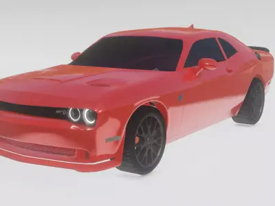 Dodge Challenger srt hellcat 3D model