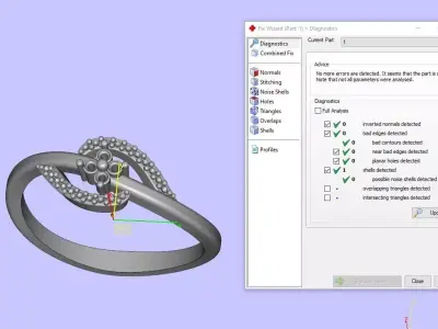 Woman Ring 52 3D print model