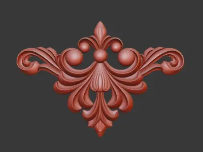 Wooden Ornament 3D print model
