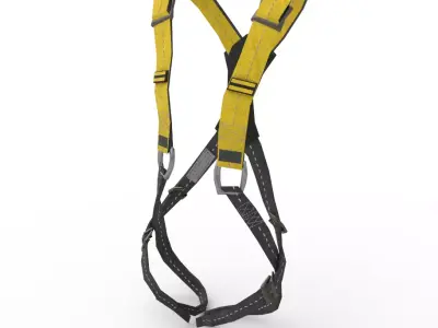 Safety Harness Low-poly 3D model