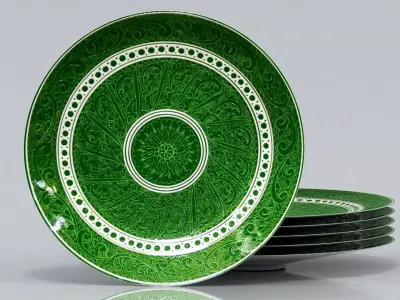 Plate  Central Asia 3 3D model