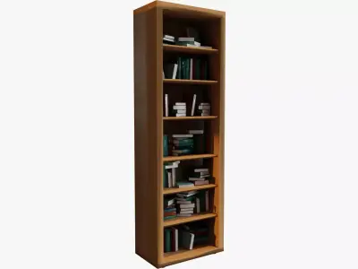 Cartoon Wardrobe  closet Low-poly 3D model