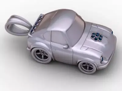 Urban Ride Car Pendant 3D print model