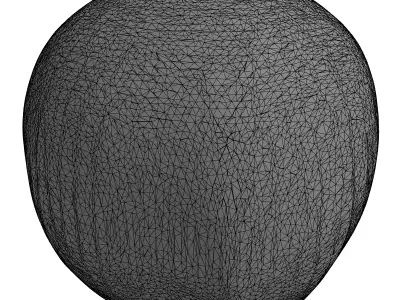 Abstract Intertwined Metal Wire Sphere Low-poly 3D model
