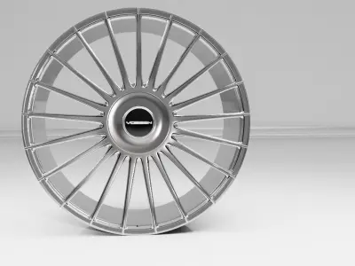 Vossen HF-8 car ring Low-poly 3D model