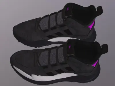 ADIDAS WINTER BOOST SHOES PBR Low-poly 3D model