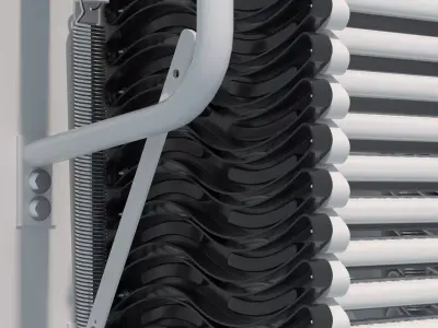 loft ladder 02 Low-poly 3D model