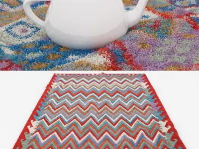 Rugs No 159 Low-poly 3D model