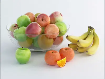 fruits 3D model