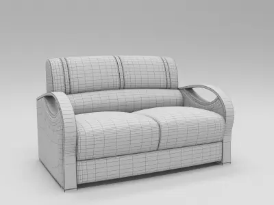 Modern luxury sofa 3D model