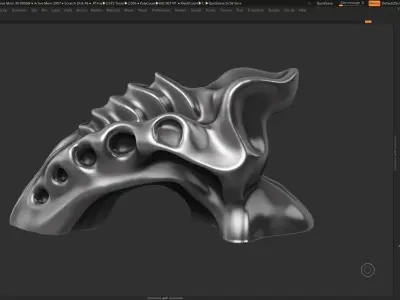 Modern Abstract Decorative sculpture 3d print model 61 3D print model