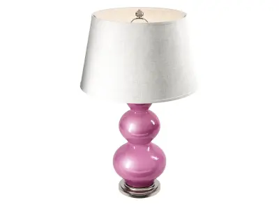 Ceramic Table Lamp Low-poly 3D model