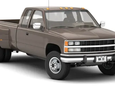 GENERIC PICKUP TRUCK 26 3D model