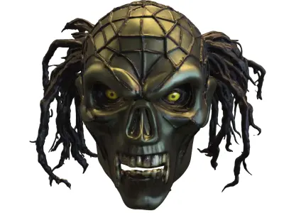 Undead Skull Warrior mask 3D model