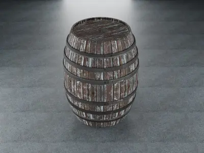 3D Barrel 3D Model 3D model