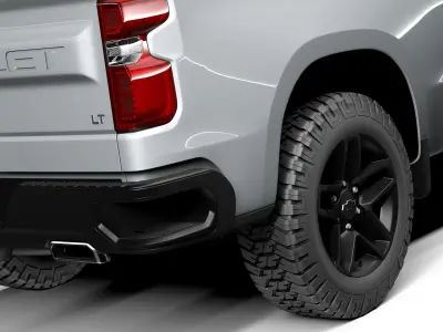 Chevrolet Silverado z71 2019 3D model