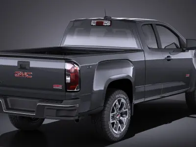 GMC Canyon 2015 VRAY 3D model