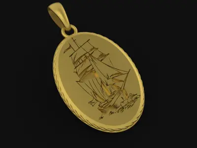 pendant vessel 3D print model