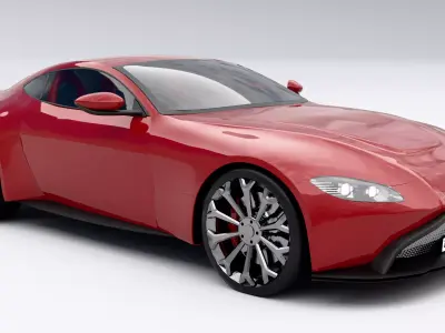 Aston martin vantage 3D model