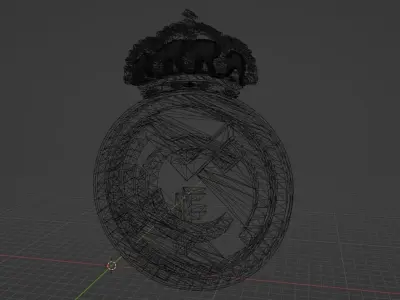 Real Madrid Badge 3D model