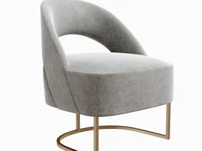 Alma Armchair Hugues Chevalier 3D model