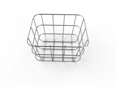 Wire Bin M06 Low-poly 3D model