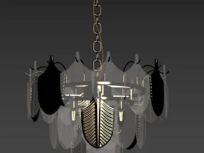 Freya Hloya chandelier 3D model