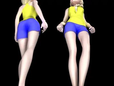 Elsa sport 3D print model